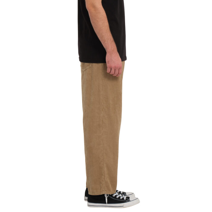 VOLCOM BILLOW TAPERED CORD PANT KHAKI - Image 3