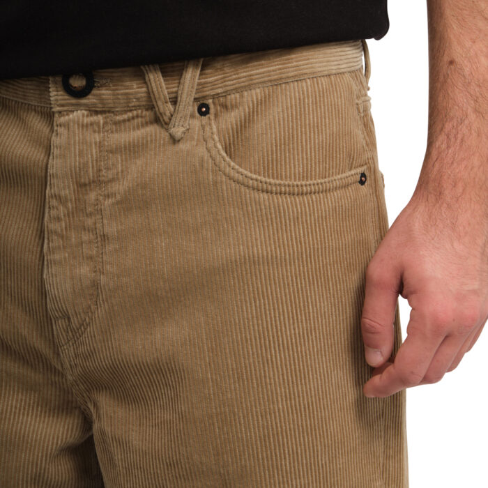 VOLCOM BILLOW TAPERED CORD PANT KHAKI - Image 5