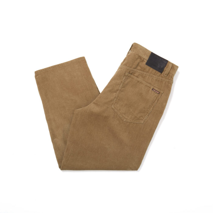 VOLCOM BILLOW TAPERED CORD PANT KHAKI - Image 7