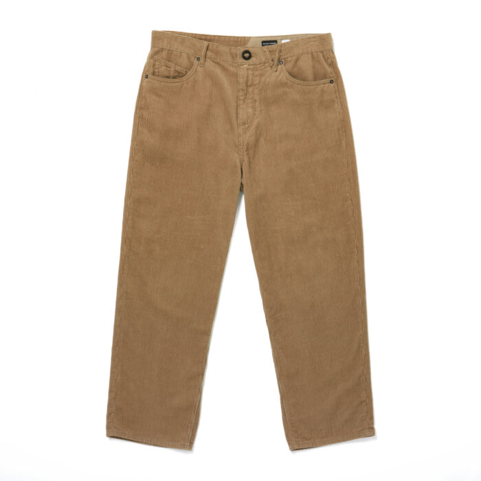 VOLCOM BILLOW TAPERED CORD PANT KHAKI - Image 6