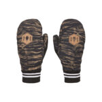 VOLCOM BISTRO WOMEN SNOW MITTENS TIGER PRINT