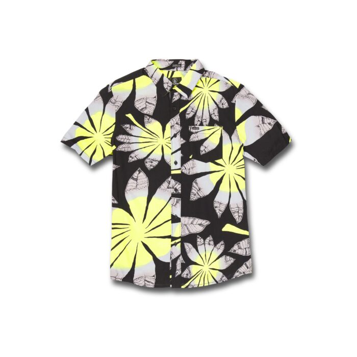 VOLCOM BLOOMIN SHIRT BLACK - Image 3