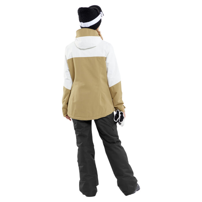 VOLCOM BOLT INSULATED WOMEN SNOW JACKET DARK KHAKI - Image 5