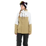 VOLCOM BOLT INSULATED WOMEN SNOW JACKET DARK KHAKI - Image 4
