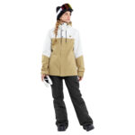 VOLCOM BOLT INSULATED WOMEN SNOW JACKET DARK KHAKI - Image 3