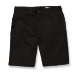 VOLCOM BOYS FRICKIN CHINO SHORT BLACK
