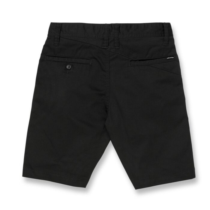 VOLCOM BOYS FRICKIN CHINO SHORT BLACK - Image 2