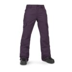 VOLCOM BRIDGER INSULATED WOMEN SNOWBOARD PANT BLACKBERRY