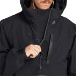 VOLCOM BRIGHTON SNOW JACKET BLACK - Image 3