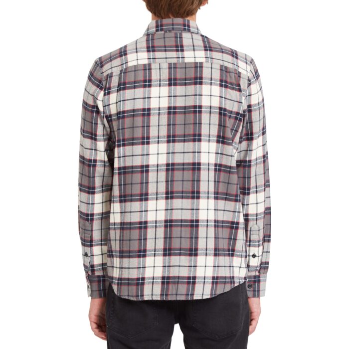 VOLCOM CADEN PLAID SHIRT BLEACHED SAND - Image 2