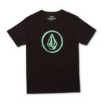 VOLCOM BOYS CIRCLE STONES T-SHIRT BLACK
