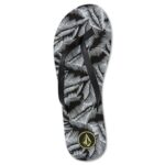 VOLCOM COLOR ME SPRING SANDALS BLACK WHITE