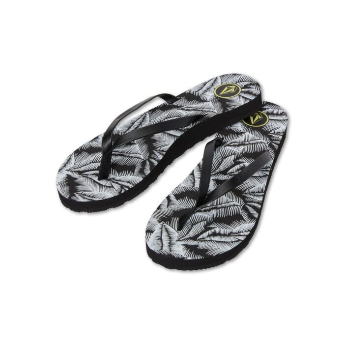 VOLCOM COLOR ME SPRING SANDALS BLACK WHITE - Image 2