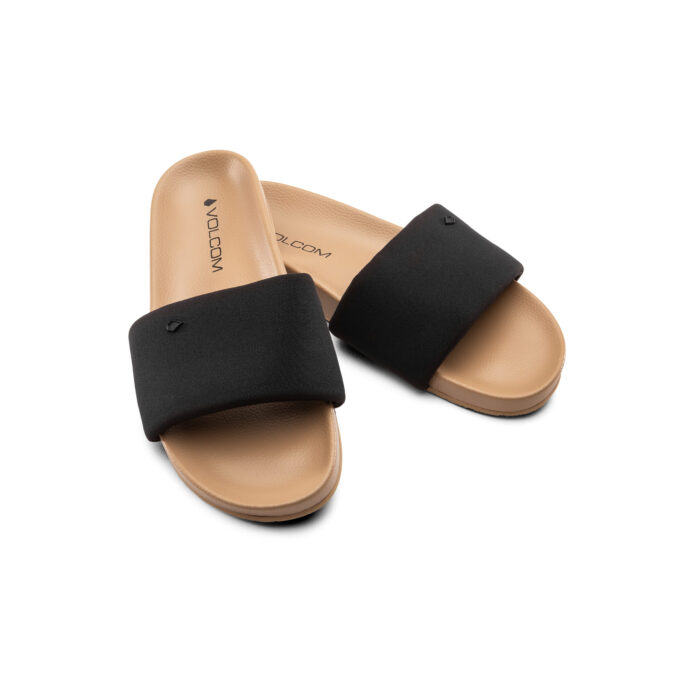 VOLCOM COOL SLIDE SANDALS BLACK - Image 2
