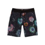 VOLCOM CORAL MORPH BOYS BOARDSHORT BLACK