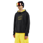 VOLCOM D.I. FLEECE HOODIE BLACK - Image 5