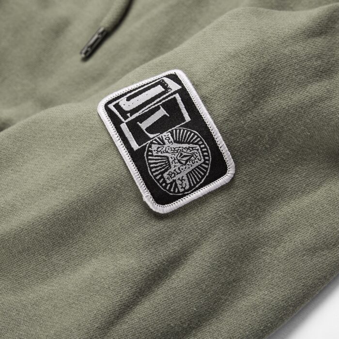 VOLCOM D.I. FLEECE HOODIE LIGHT MILITARY - Image 3