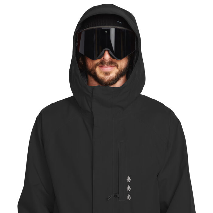 VOLCOM DUA INSULATED GORE-TEX SNOW JACKET BLACK - Image 3