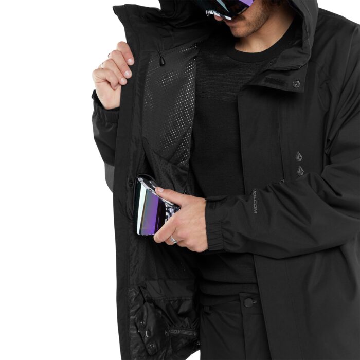 VOLCOM DUA INSULATED GORE-TEX SNOW JACKET BLACK - Image 6