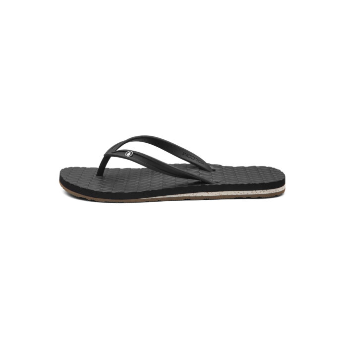 VOLCOM ECO CONCOURSE SANDALS BLACK WHITE - Image 2