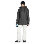 VOLCOM FAWN INSULATED WOMEN SNOW JACKET BLACK - Image 5