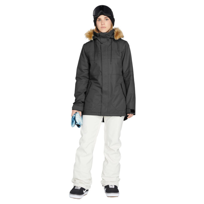 VOLCOM FAWN INSULATED WOMEN SNOW JACKET BLACK - Image 3