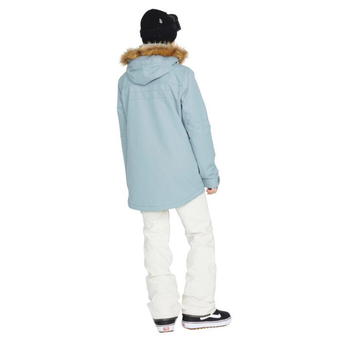 VOLCOM FAWN INSULATED WOMEN SNOW JACKET GREEN ASH - Image 4