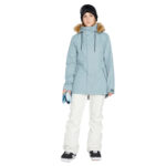 VOLCOM FAWN INSULATED WOMEN SNOW JACKET GREEN ASH - Image 3