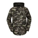 VOLCOM FIELD INSULATED FLANNEL JACKET ARMY