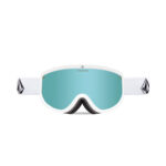 VOLCOM FOOTPRINTS SNOW GOGGLES MATTE WHITE STONE ICE CHROME - Image 2