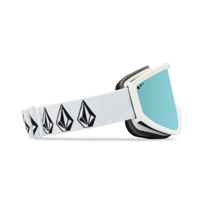VOLCOM FOOTPRINTS SNOW GOGGLES MATTE WHITE STONE ICE CHROME - Image 4