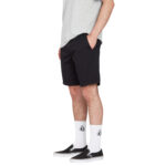 VOLCOM FRICKIN ELASTICATED WAIST SHORT 19 BLACK - Image 3