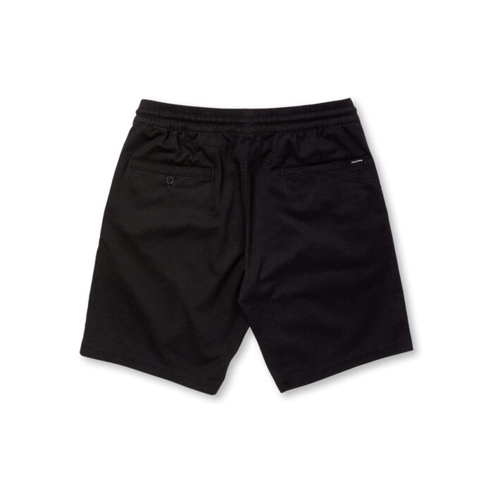 VOLCOM FRICKIN ELASTICATED WAIST SHORT 19 BLACK - Image 7