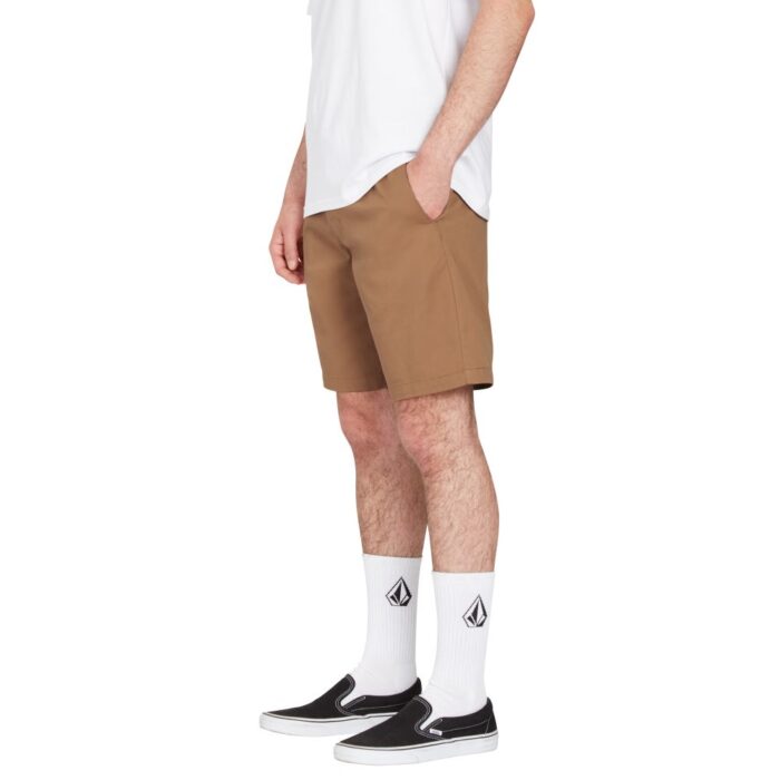 VOLCOM FRICKIN ELASTICATED WAIST SHORT 19 TOBACCO - Image 2