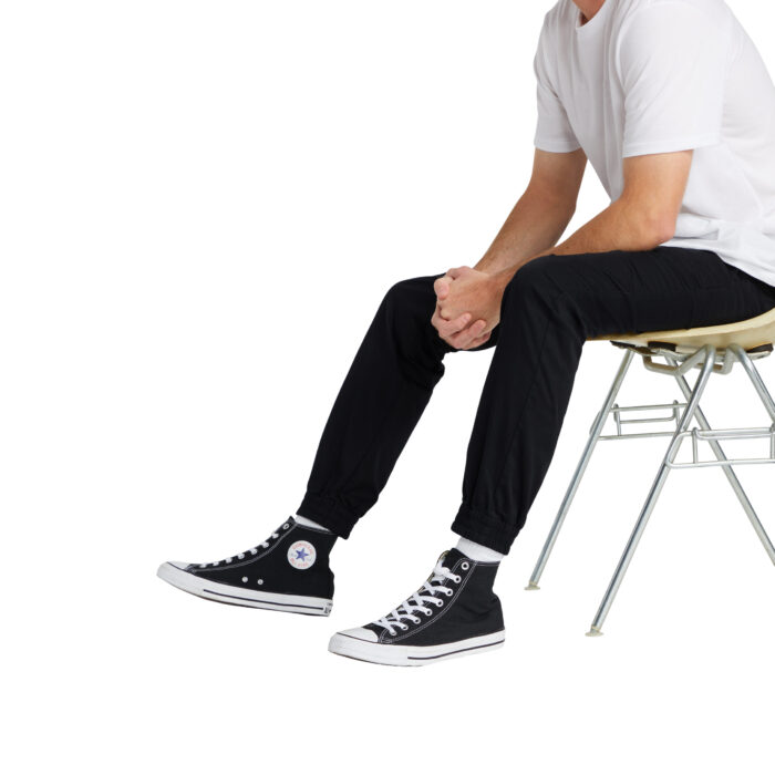 VOLCOM FRICKIN SLIM JOGGER PANT BLACK - Image 4