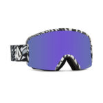VOLCOM GARDEN SNOW GOGGLES OP ART PURPLE CHROME