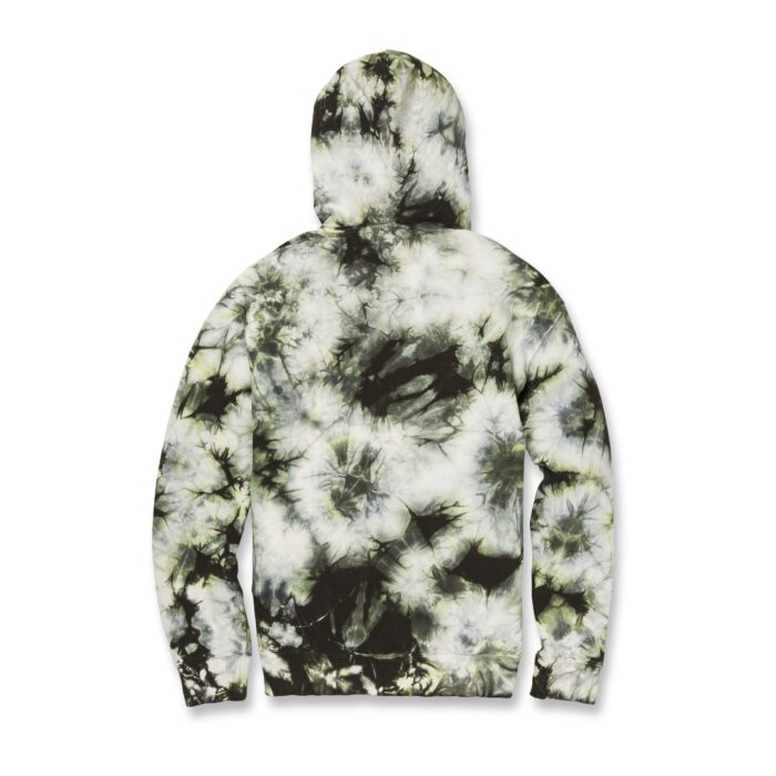 VOLCOM ICONIC STONE PLUS HOODIE LIME TIE DYE - Image 2