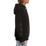 VOLCOM ICONIC TECH HOODIE BLACK - Image 3