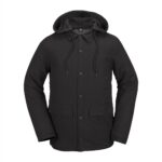 VOLCOM INSULATED RIDING FLANNEL SHIRT BLACK