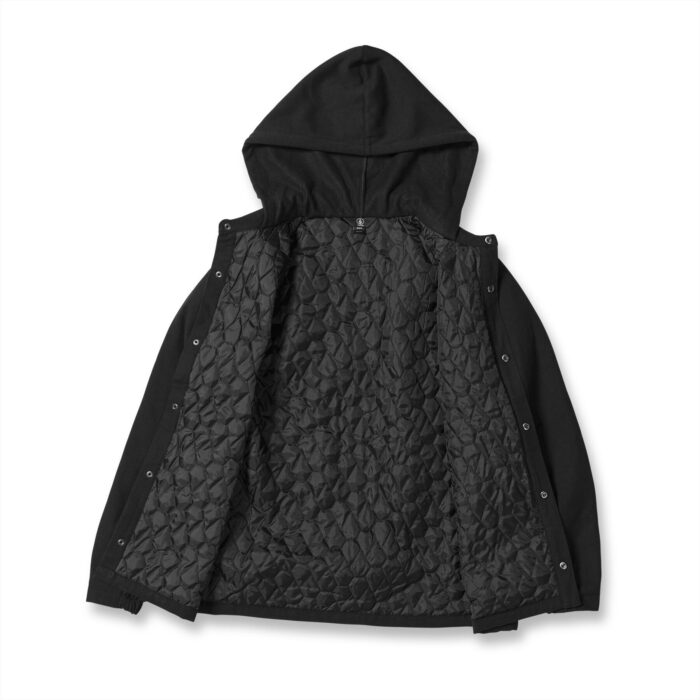 VOLCOM INSULATED RIDING FLANNEL SHIRT BLACK - Image 3