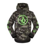 VOLCOM BOYS RIDING HOODIE ARMY