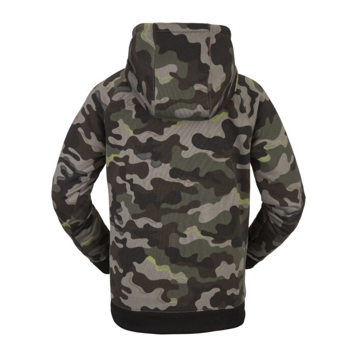 VOLCOM BOYS RIDING HOODIE ARMY - Image 2