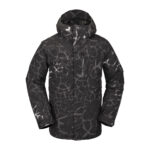 VOLCOM L GORE-TEX SNOW JACKET BLACK GIRAFFE