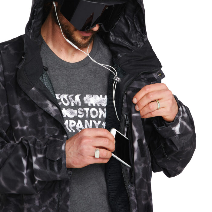 VOLCOM L GORE-TEX SNOW JACKET BLACK GIRAFFE - Image 7