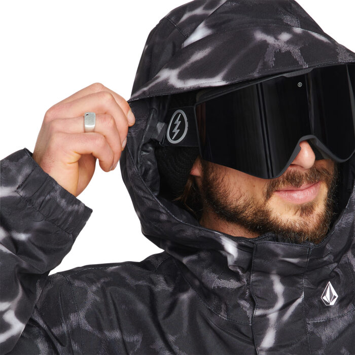 VOLCOM L GORE-TEX SNOW JACKET BLACK GIRAFFE - Image 5
