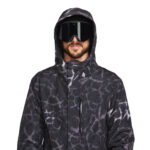 VOLCOM L GORE-TEX SNOW JACKET BLACK GIRAFFE - Image 3