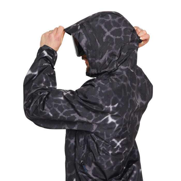 VOLCOM L GORE-TEX SNOW JACKET BLACK GIRAFFE - Image 4