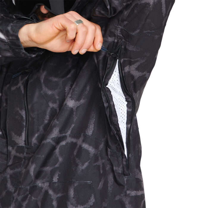 VOLCOM L GORE-TEX SNOW JACKET BLACK GIRAFFE - Image 8