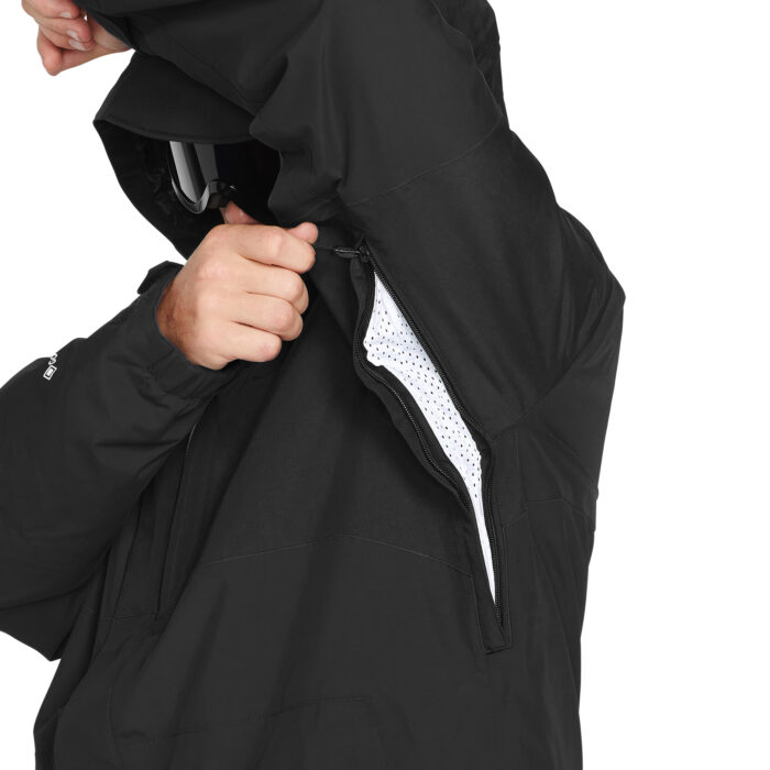 VOLCOM L INSULATED GORE-TEX SNOW JACKET BLACK - Image 6
