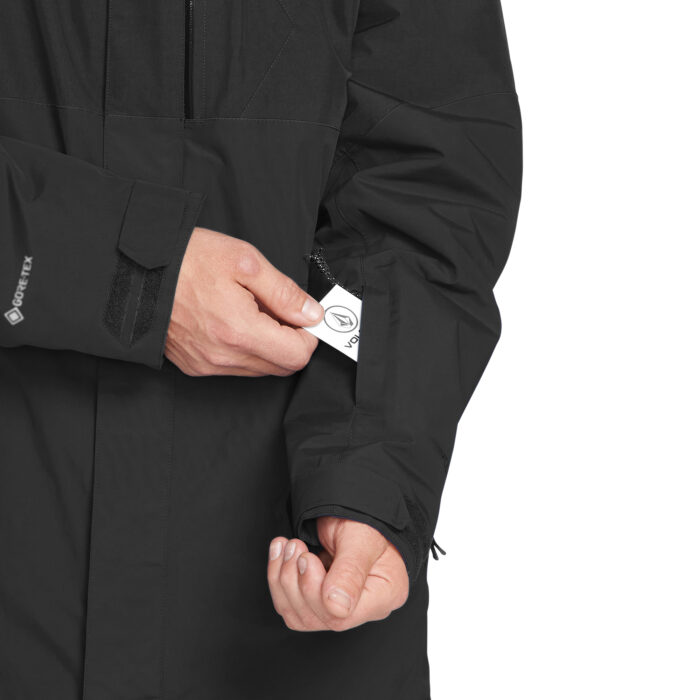 VOLCOM L INSULATED GORE-TEX SNOW JACKET BLACK - Image 9